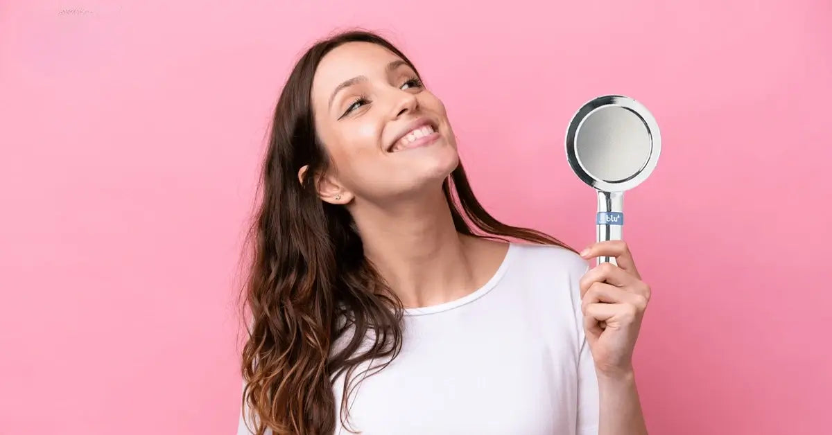 Healthy skin and hair with blu’s shower head technology