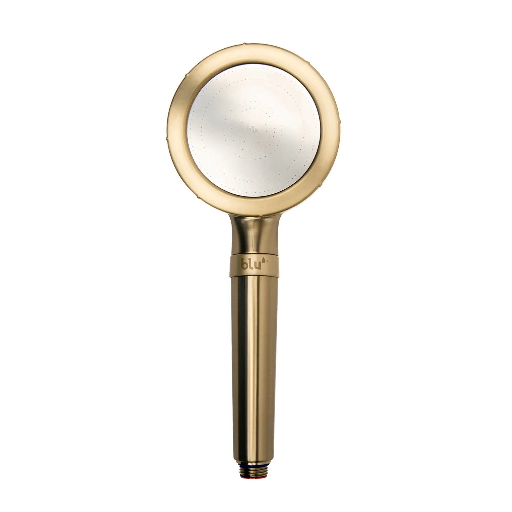 blu Ionic Shower Filter Handheld front Matte Champagne