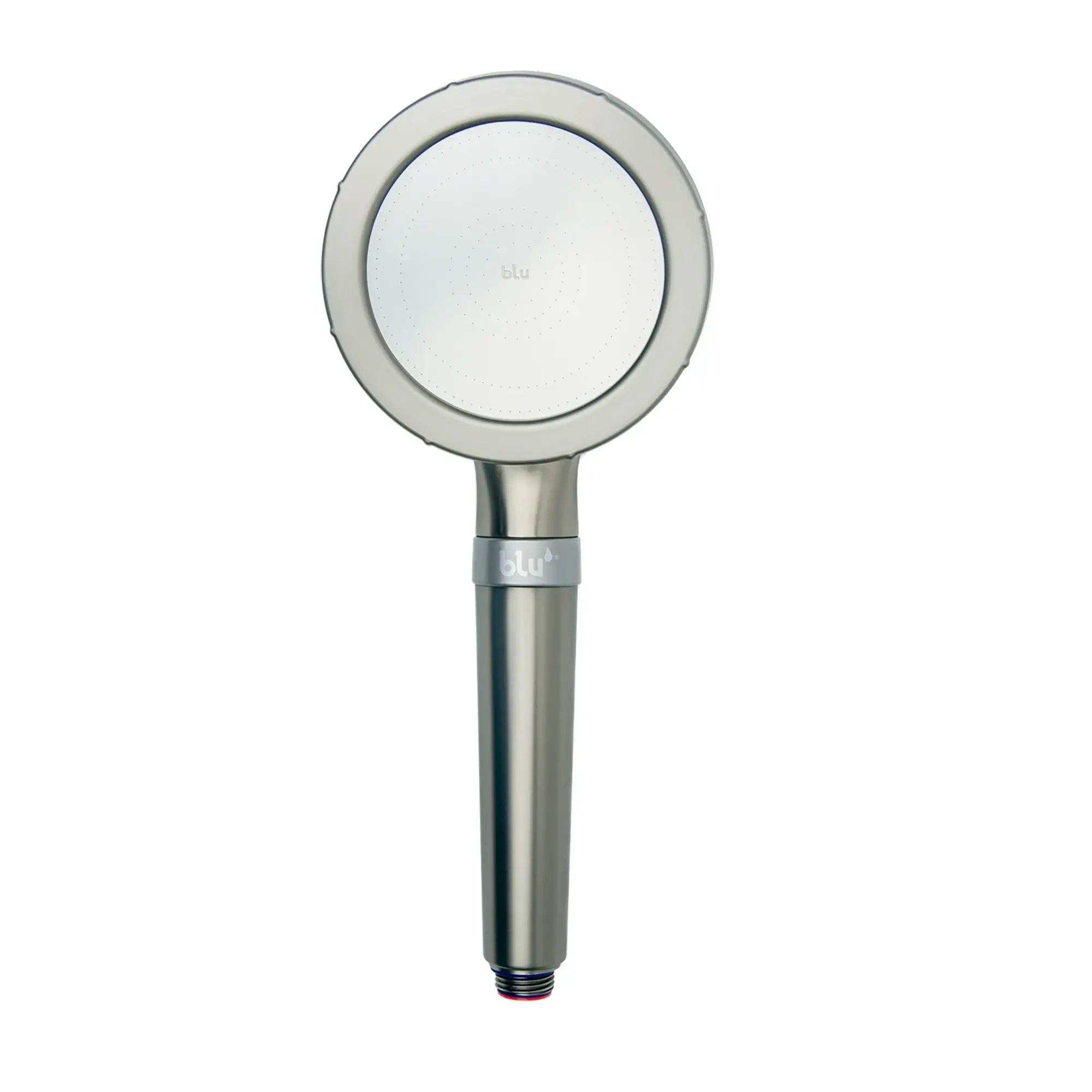 blu Ionic Shower Filter Handheld front Matte Nickel
